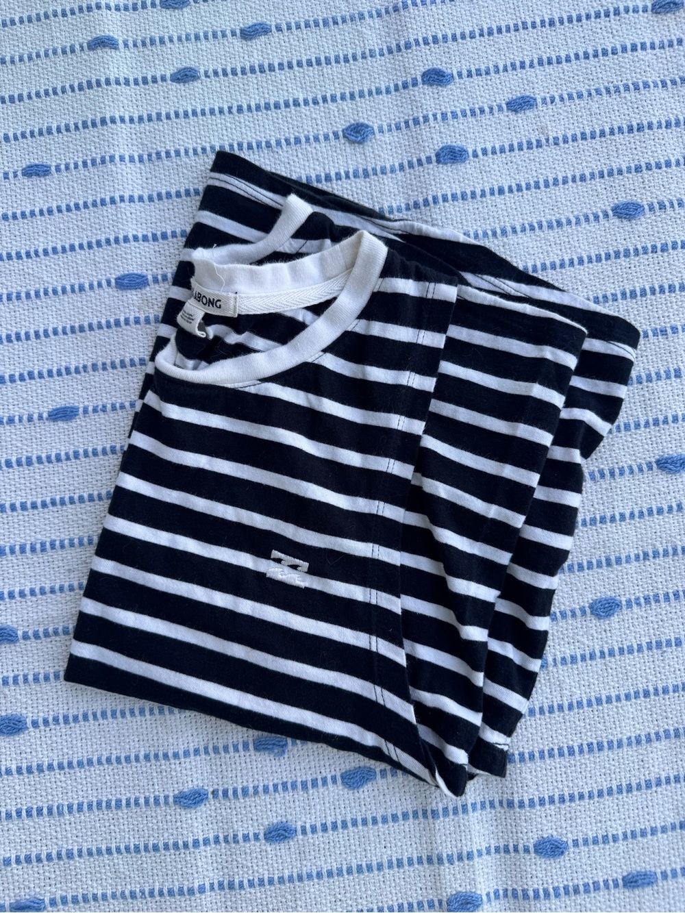 Striped Black & White Crewneck Muscle Tee